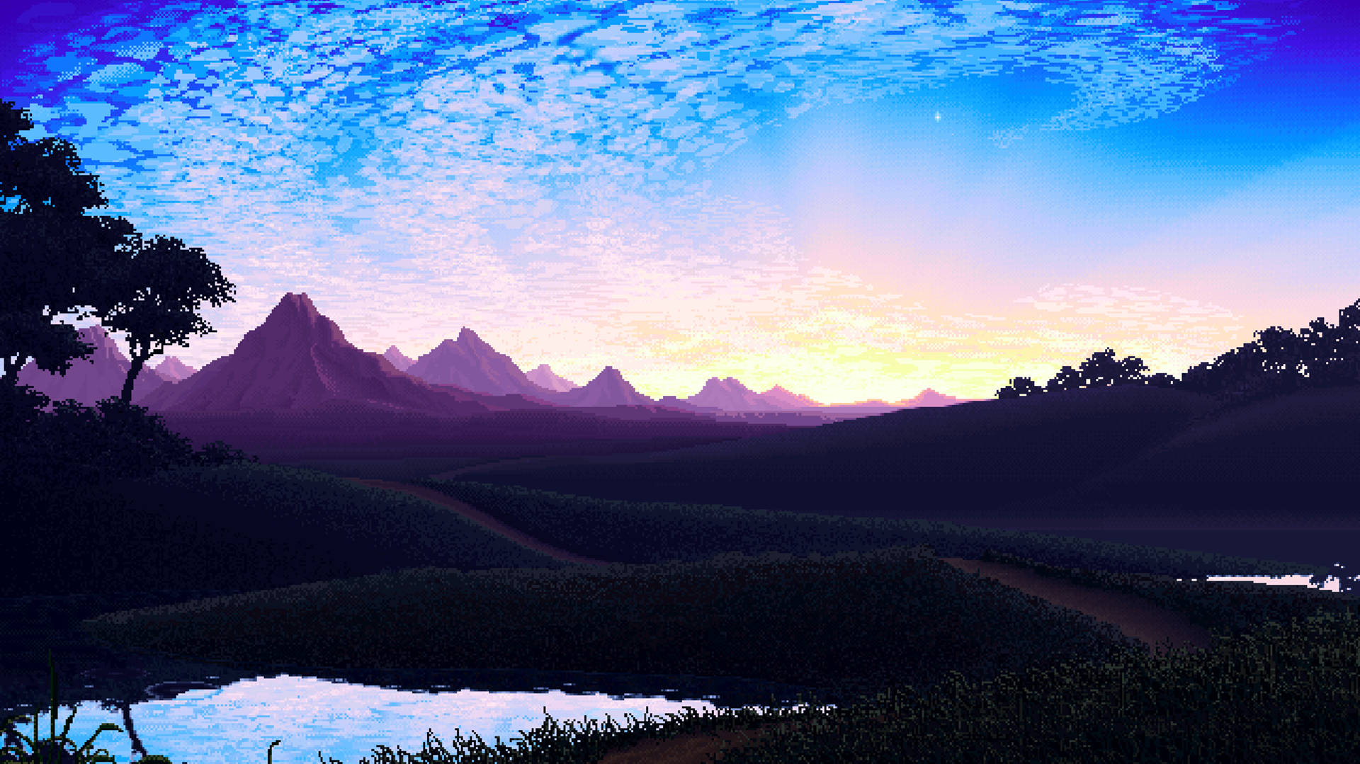 Pixel Nature Wallpaper