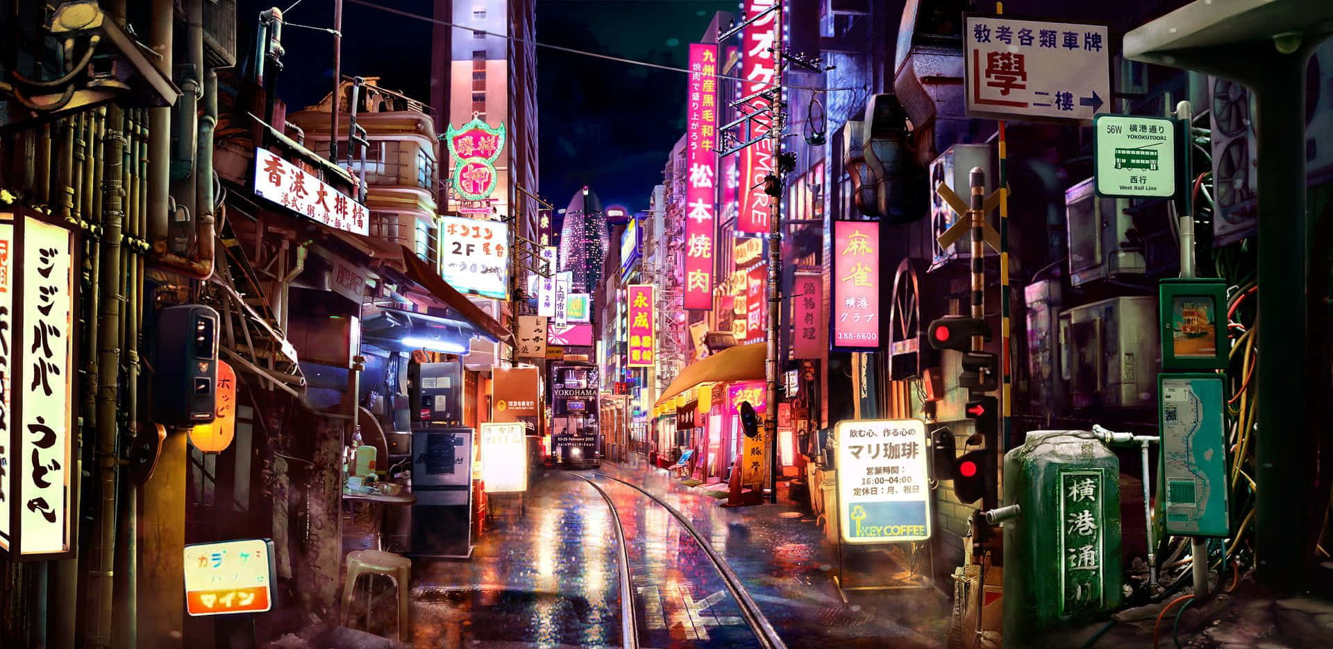 Of Tokyo S Lively Japanese Neon Nightscape Wallpaper
