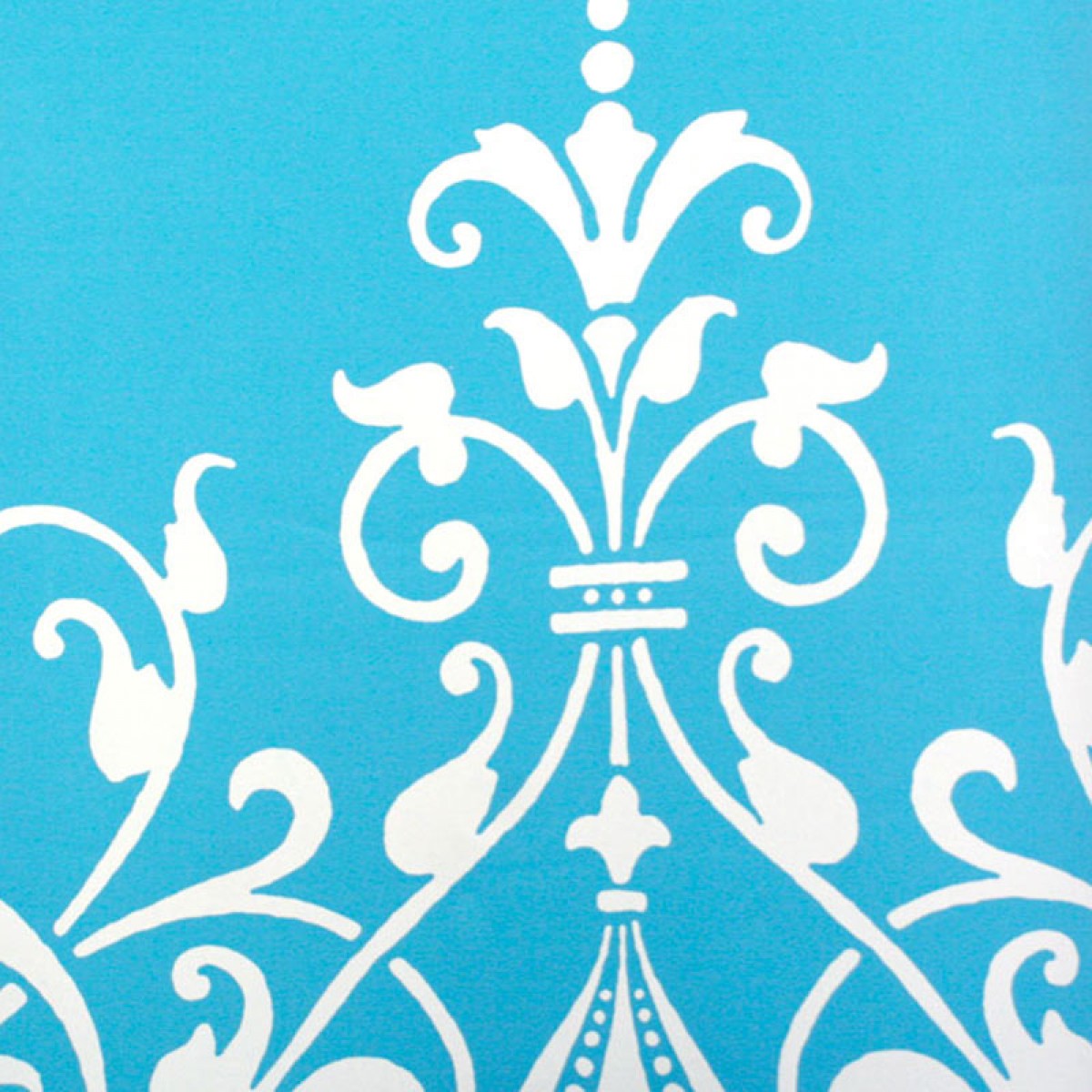 Turquoise And White Wallpaper On