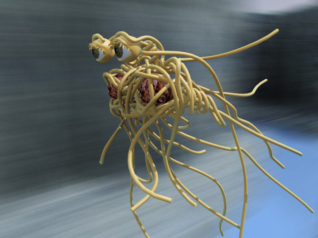 Flying Spaghetti Monster Wallpaper Image