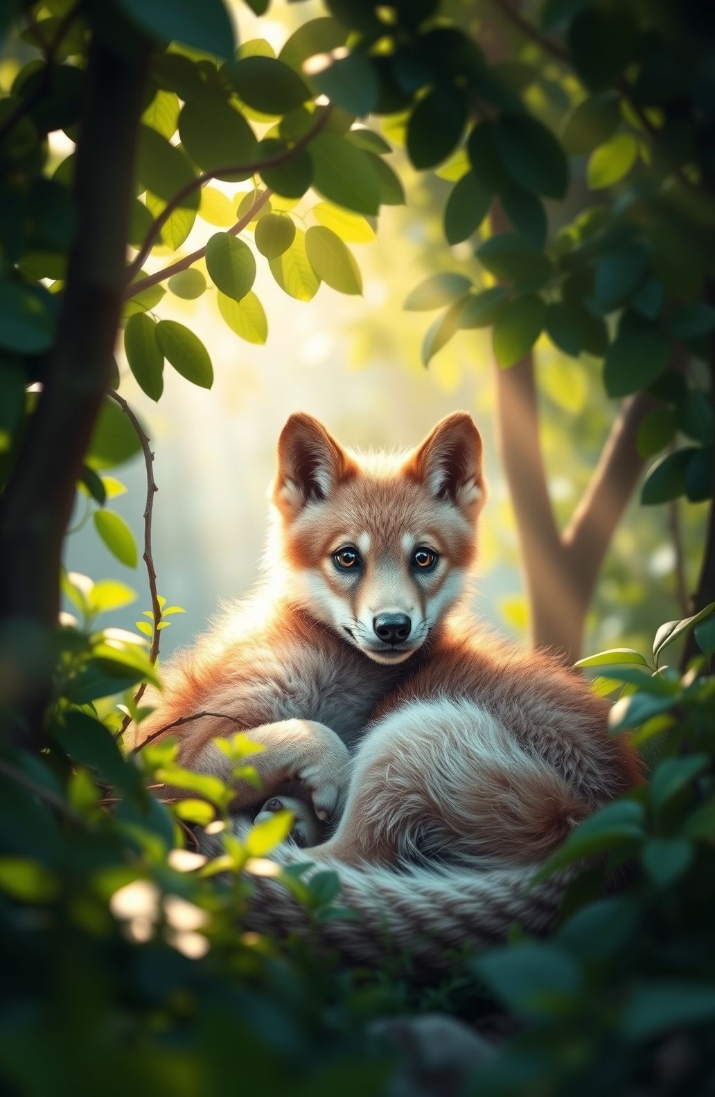 Baby Wolf Wallpaper