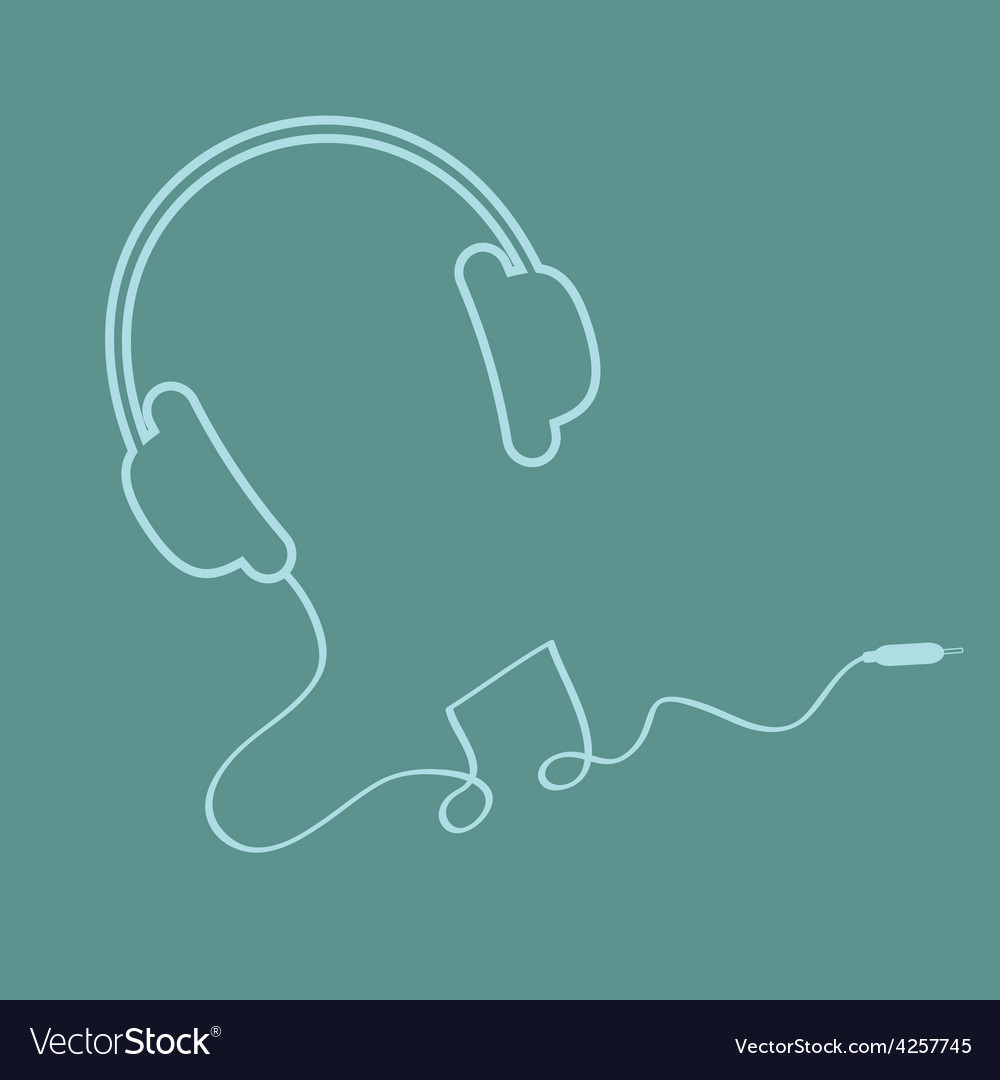 Free download Headphones with cord Music background card Outline  [1000x1080] for your Desktop, Mobile & Tablet | Explore 39+ Headphone  Background |