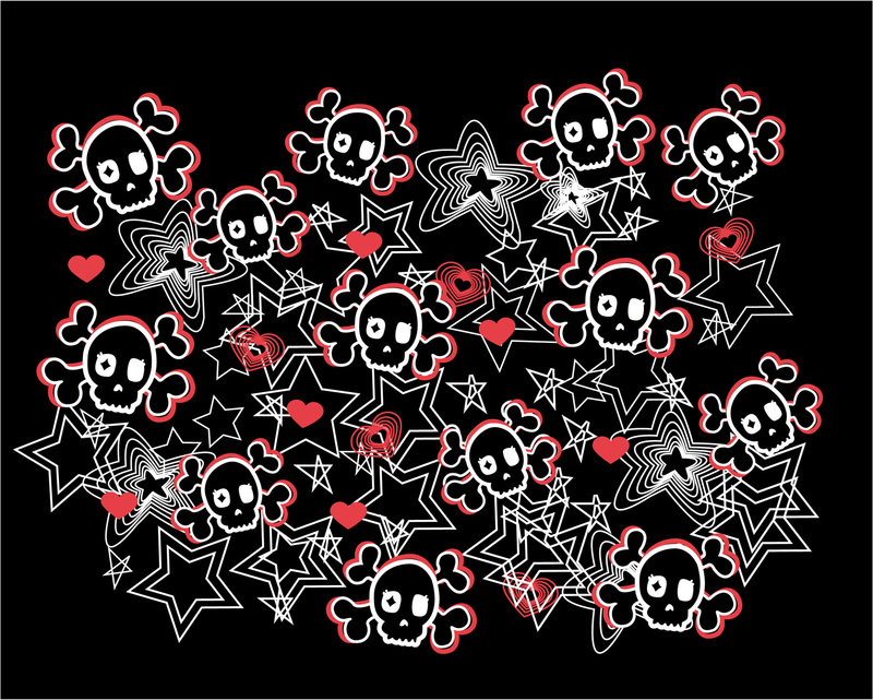 Cute Skull Wallpaper Skulls By Black Kitty4