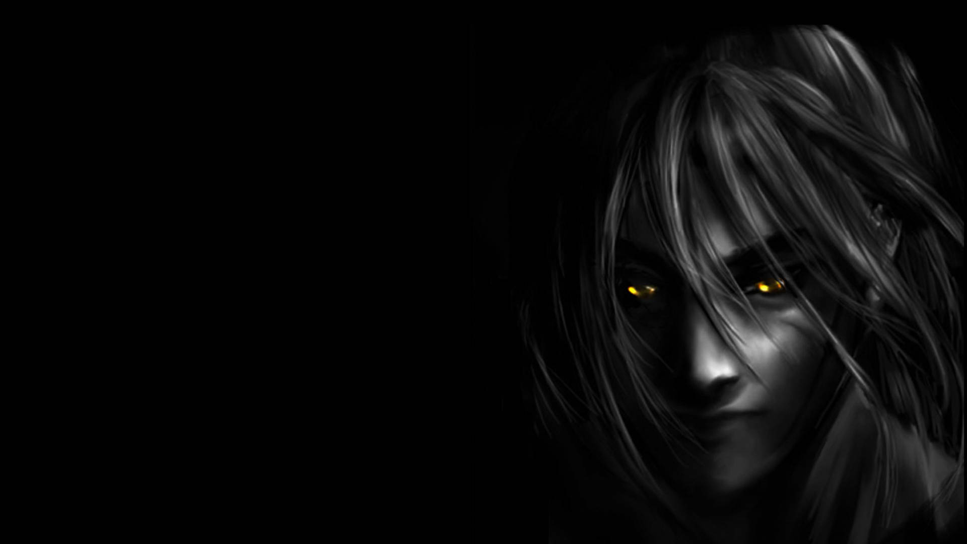Anime Boy Dark Wallpaper