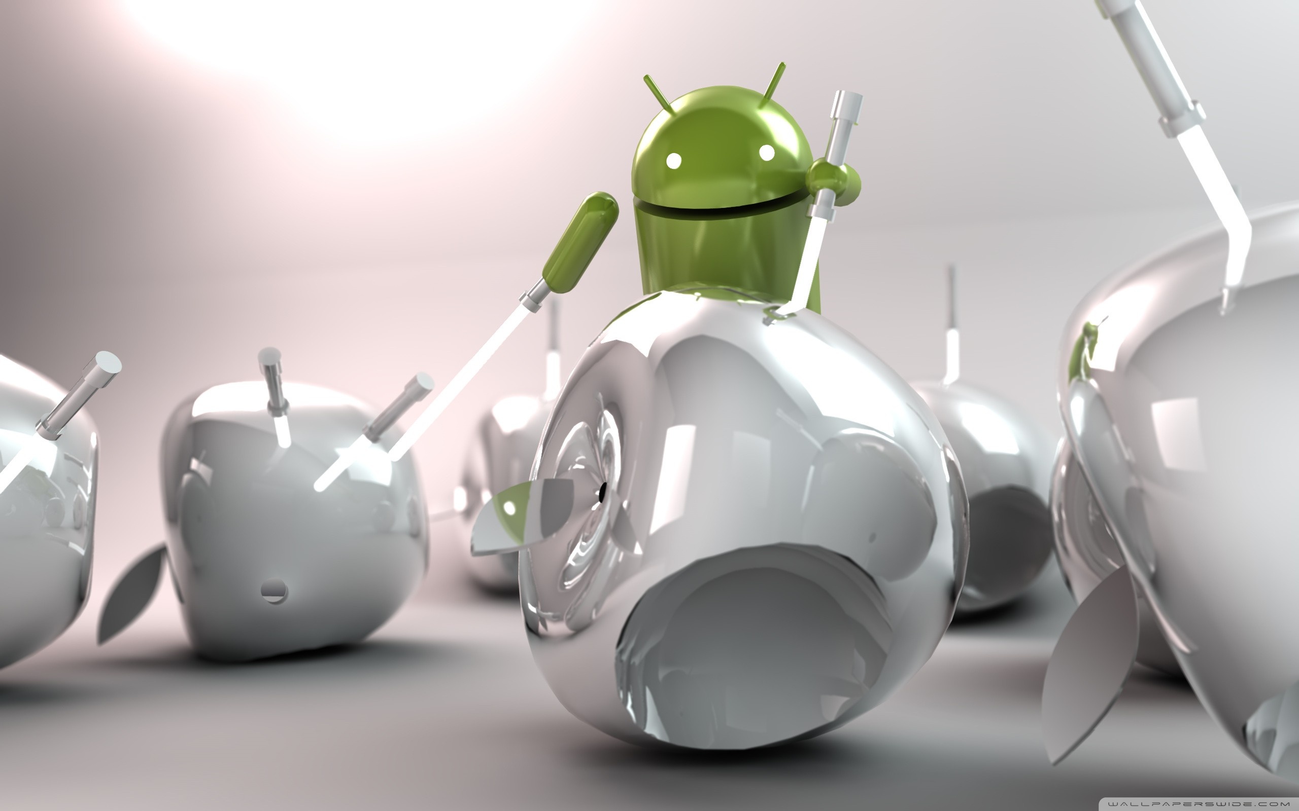 Apple Vs Android Wallpaper Galleryhip The