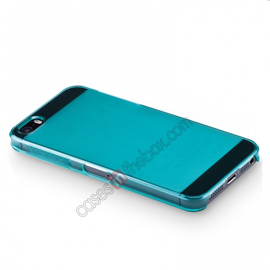 iPhone 5s Blue Clear Case For Light