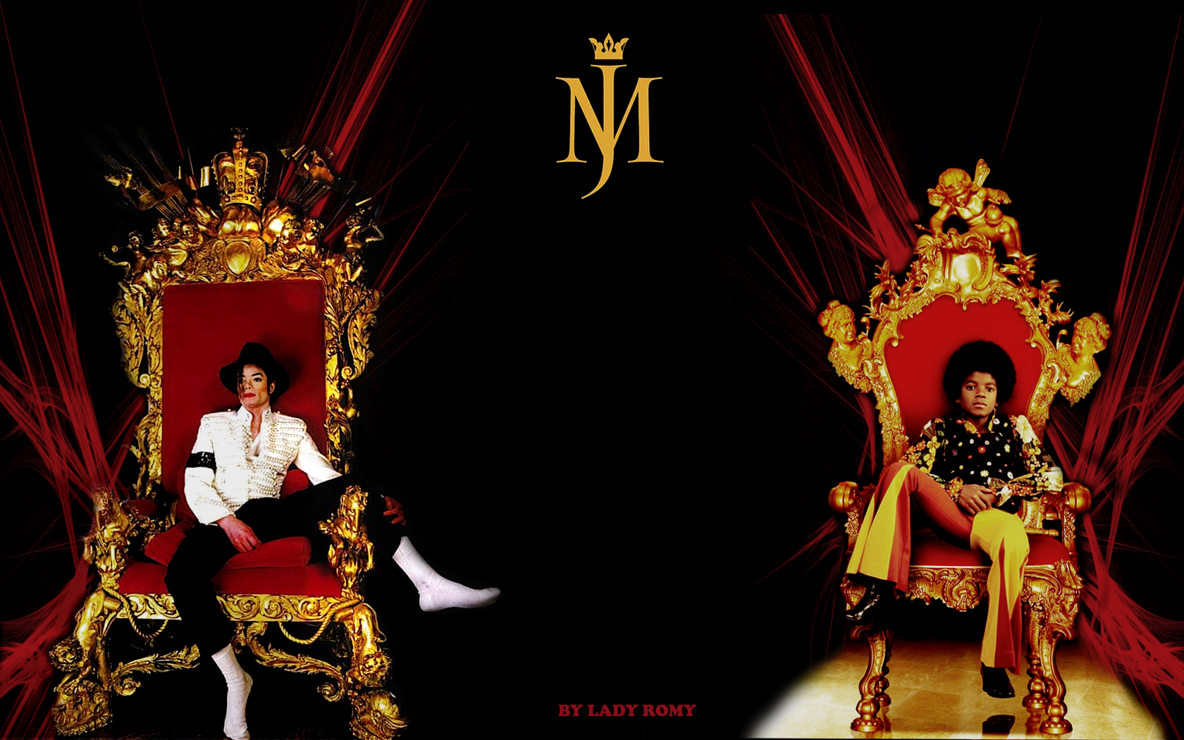 Michael Now And Then Jackson Wallpaper