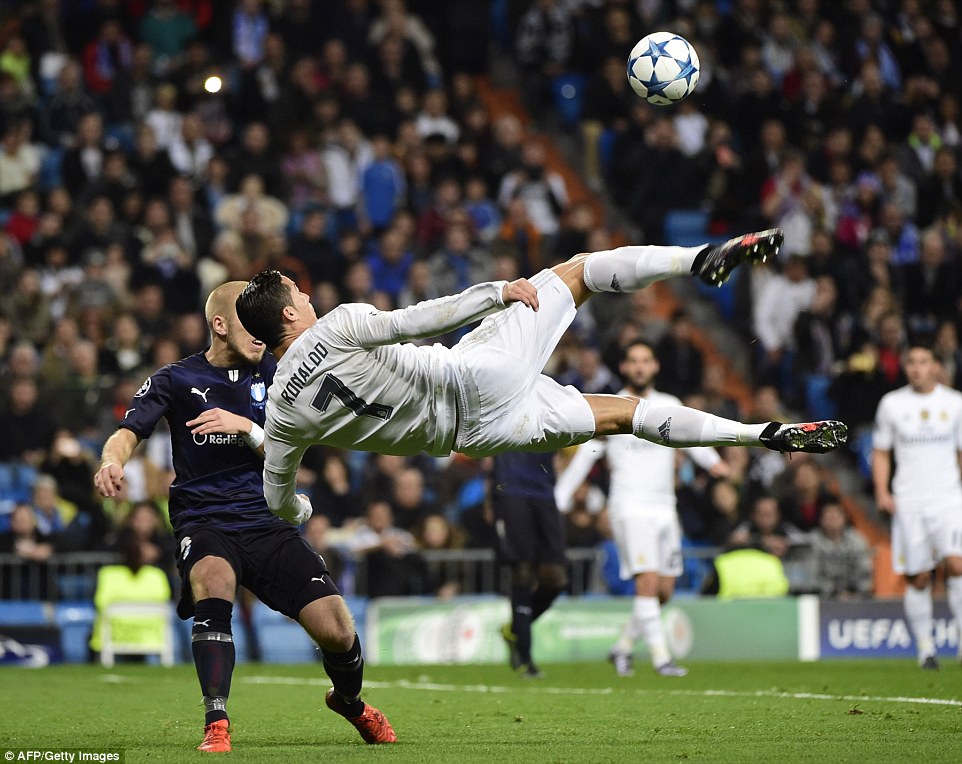 Real Madrid Malmo Cristiano Ronaldo Scores Four While