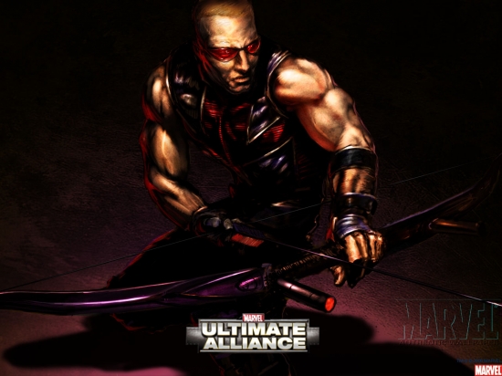 Marvel Ultimate Alliance Hawkeye Heroes Games Wallpaper