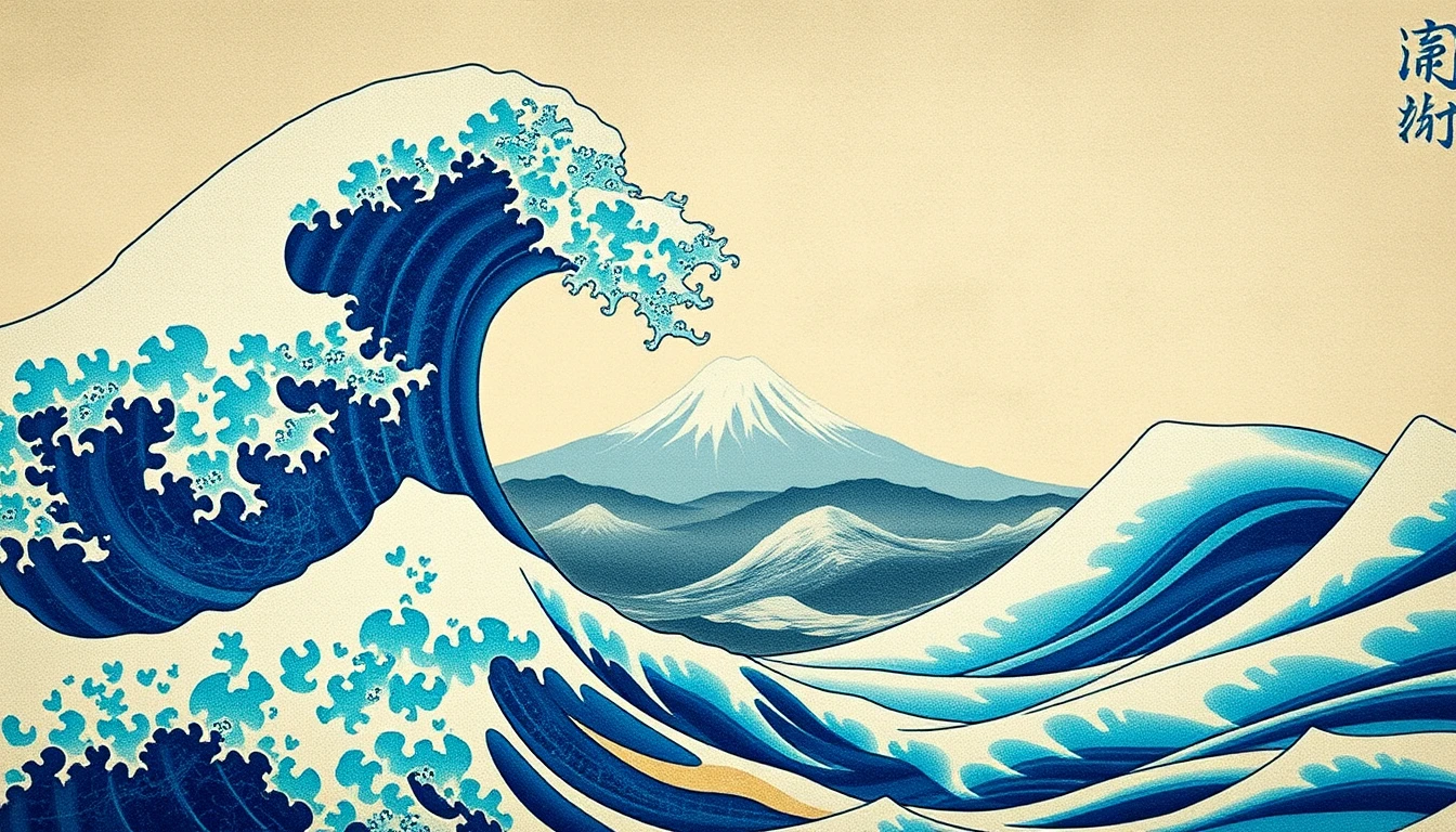 🔥 Download Great Wave Off Kanagawa Wallpaper by @anthonyn on ...