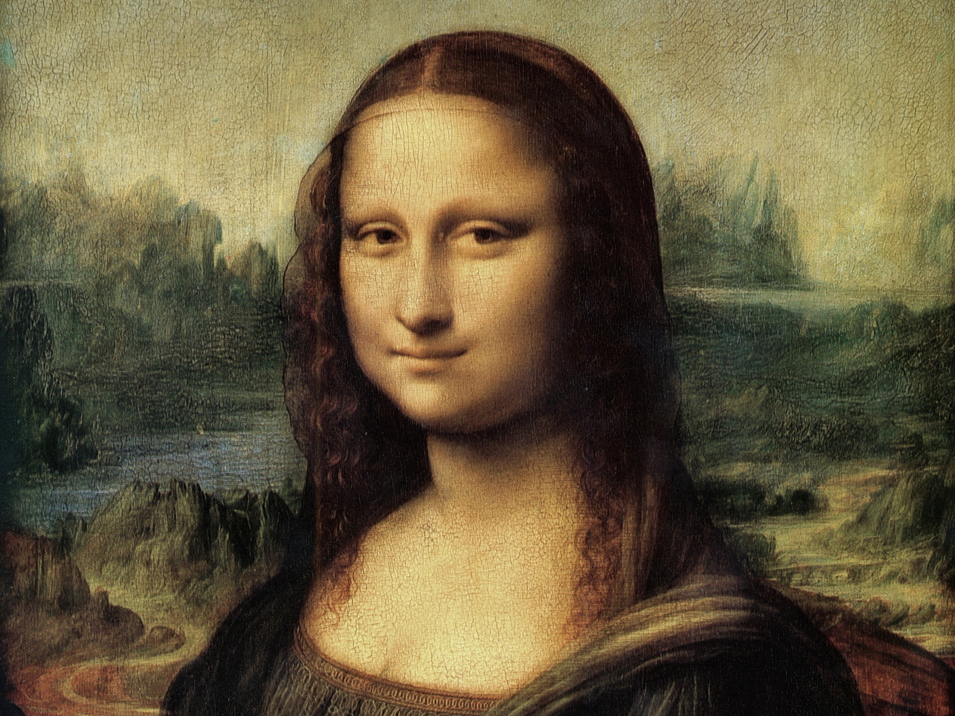 The Mona Lisa Puter Wallpaper Desktop Background