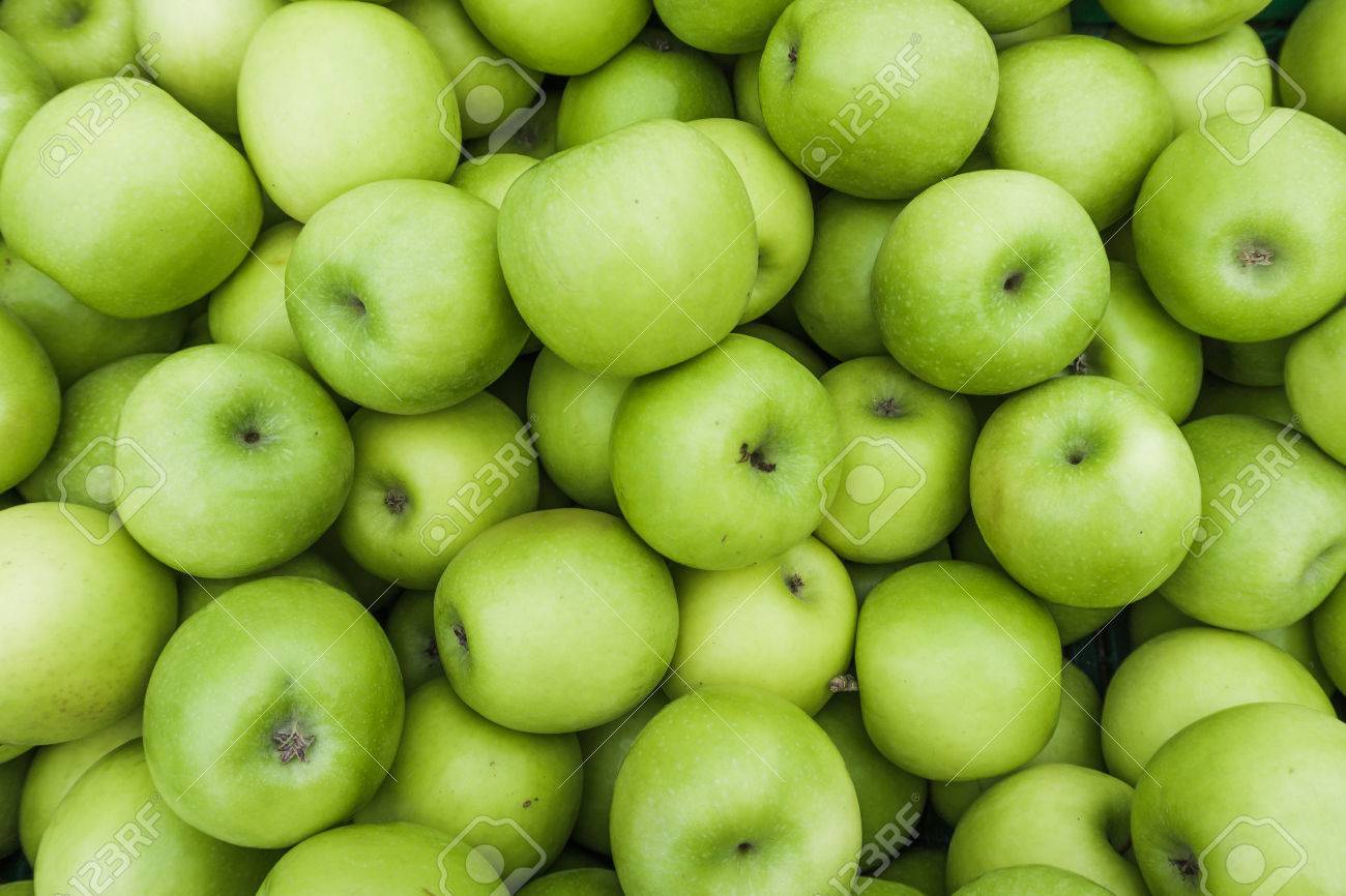 Green Apple Background Stock Photo Picture And Royalty Image