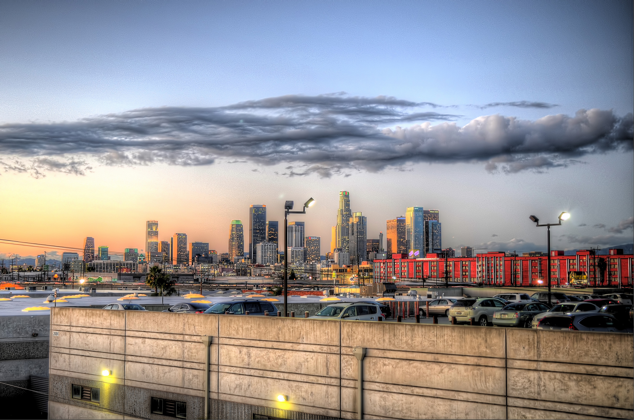 Wallpaper Los Angeles City HDr Downtown