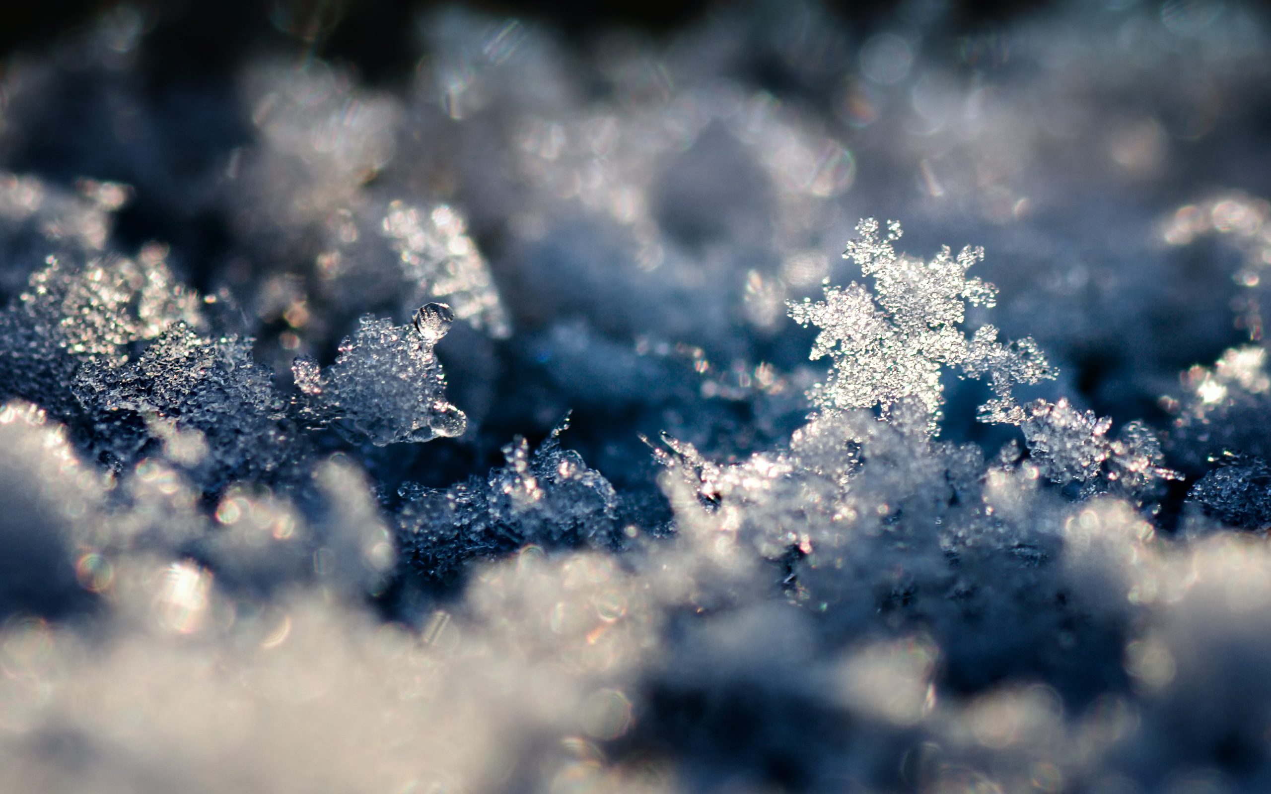 Snow Crystal Landscape Desktop Pc And Mac Wallpaper