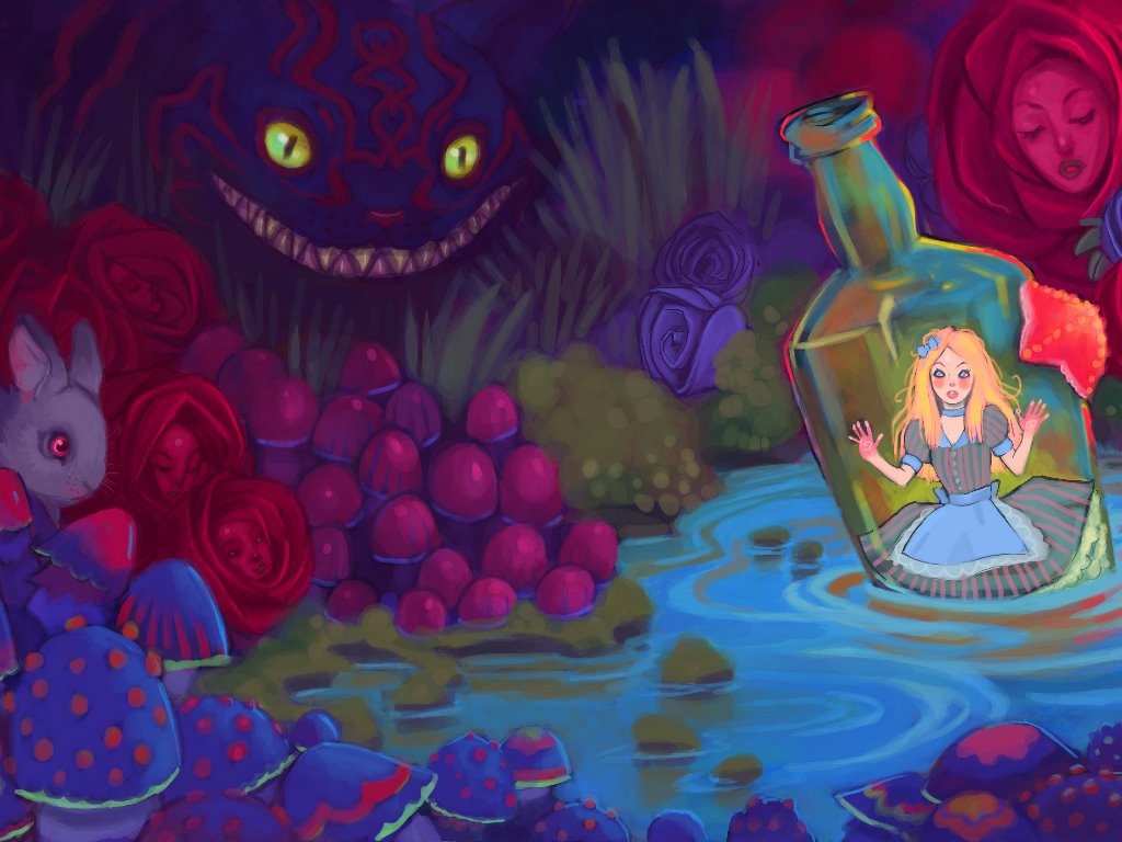 Alice In Wonderland By Ulafish Jpg
