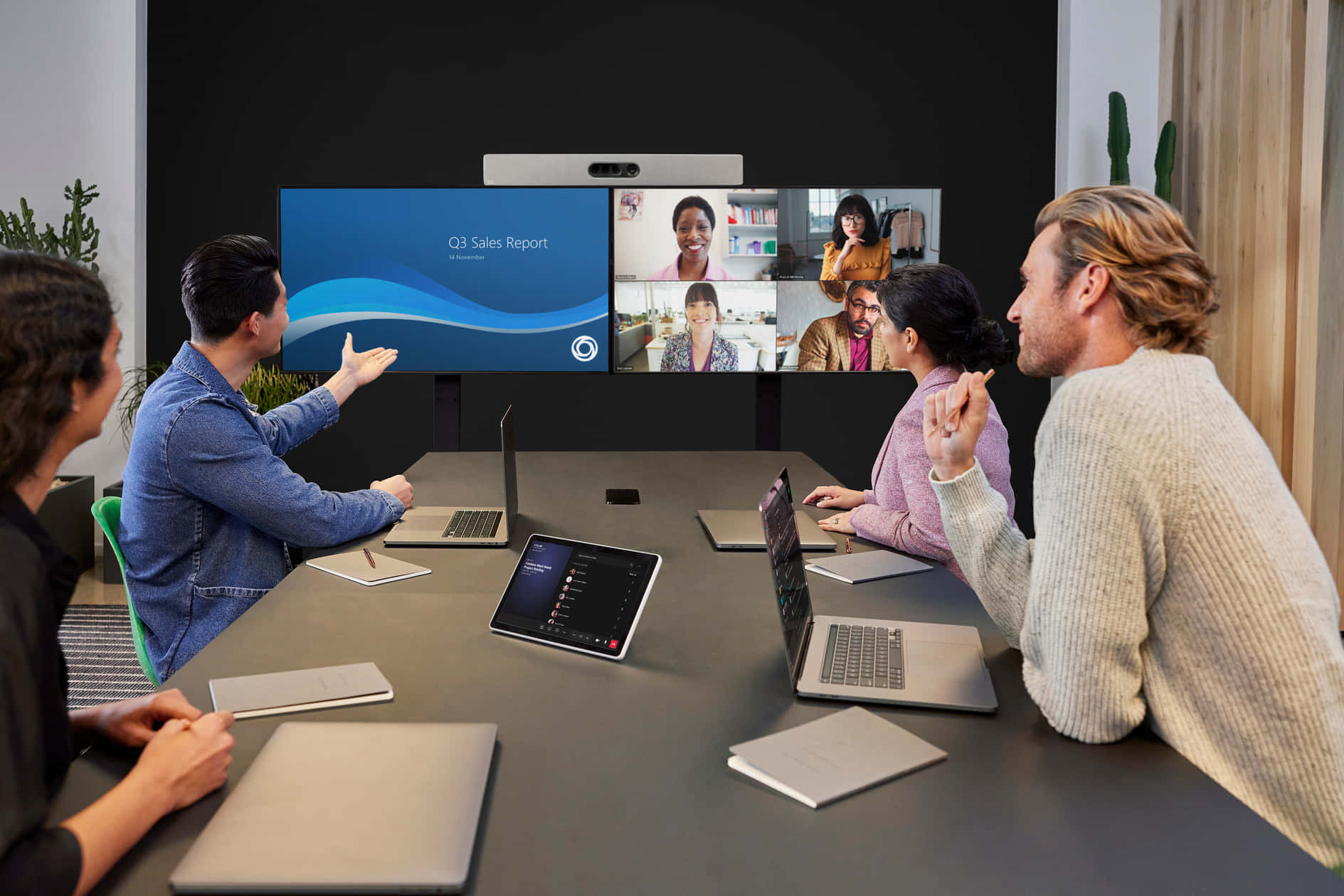 Working Remotely Together With Microsoft Teams Wallpaper