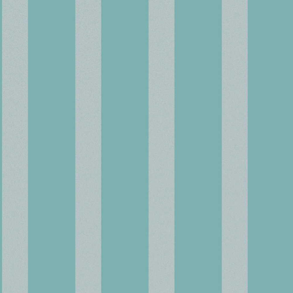 Striped Wallpaper Teal Silver Decorline From I Love Uk
