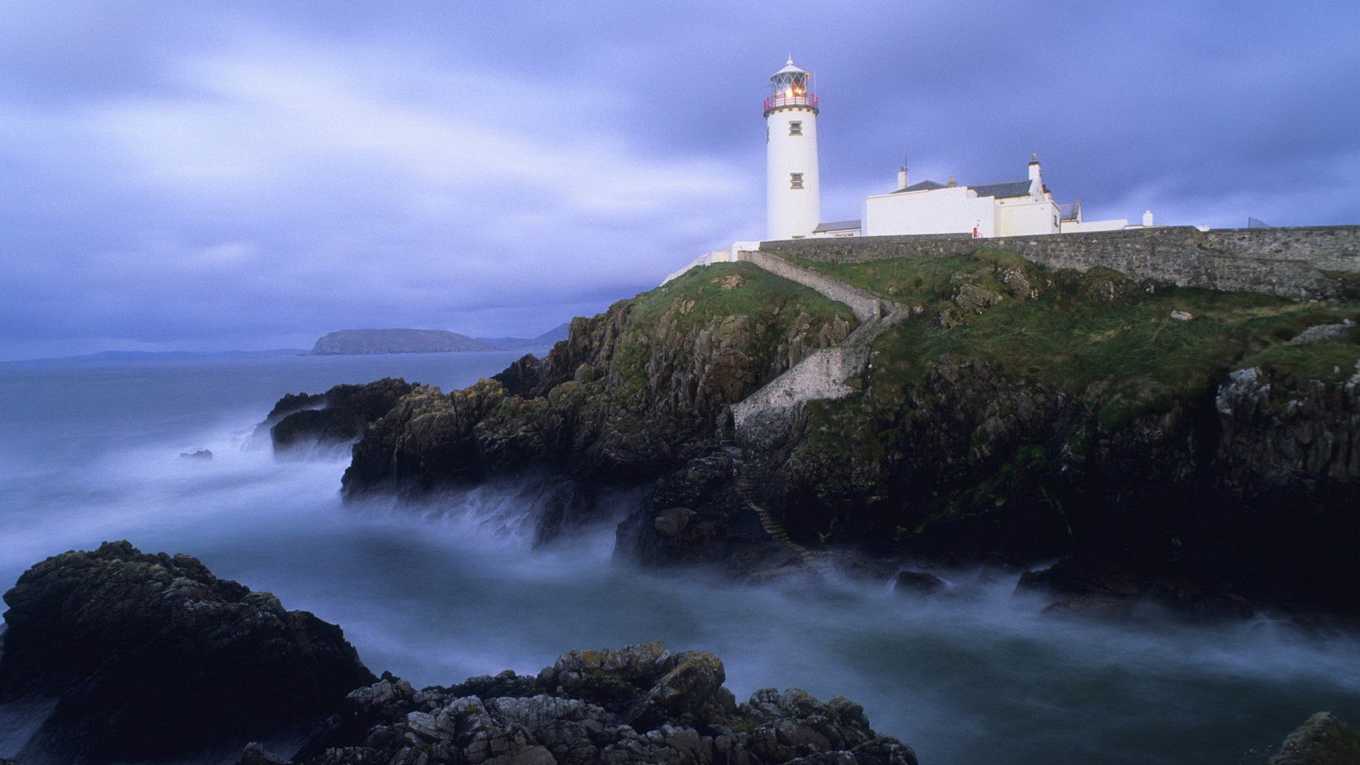 landscapes head Ireland lighthouses wallpaper background 1920x1080