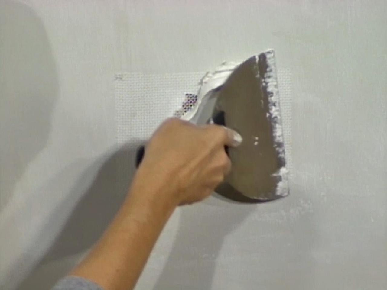 How to Patch Drywall with Fiberglass Mesh how tos DIY 1280x960