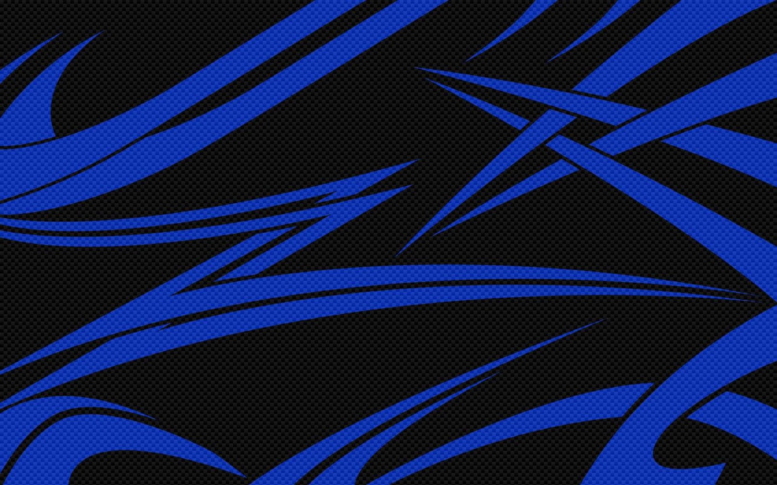 Black And White Wallpaper Carbon Blue