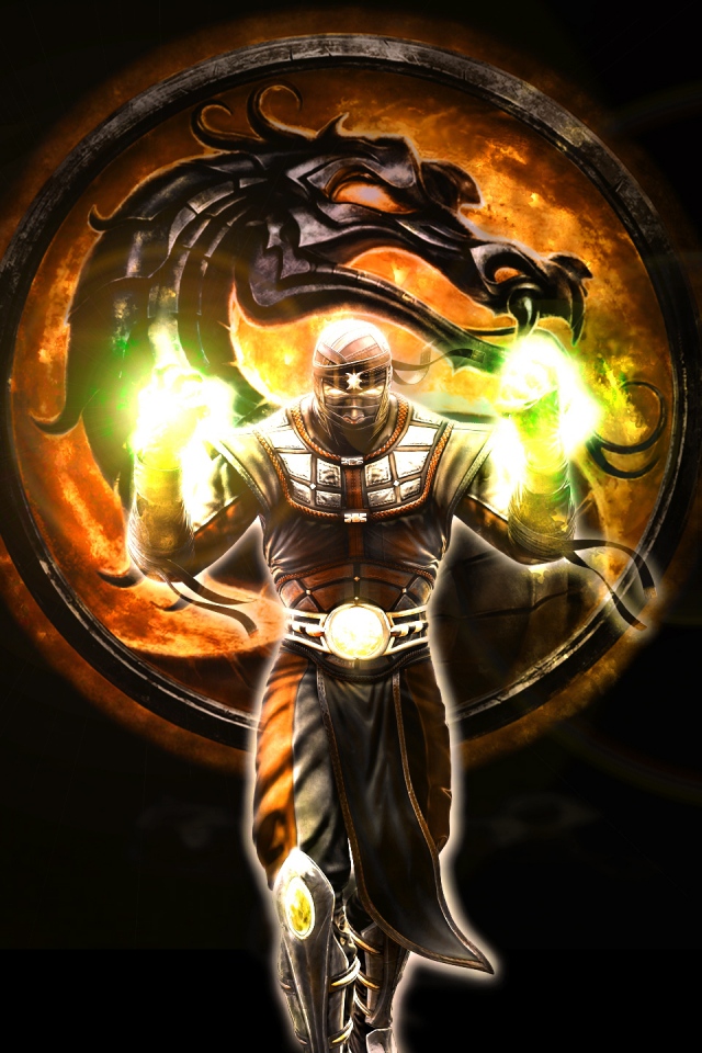 Mortal Kombat Character Dragon Magic Fire