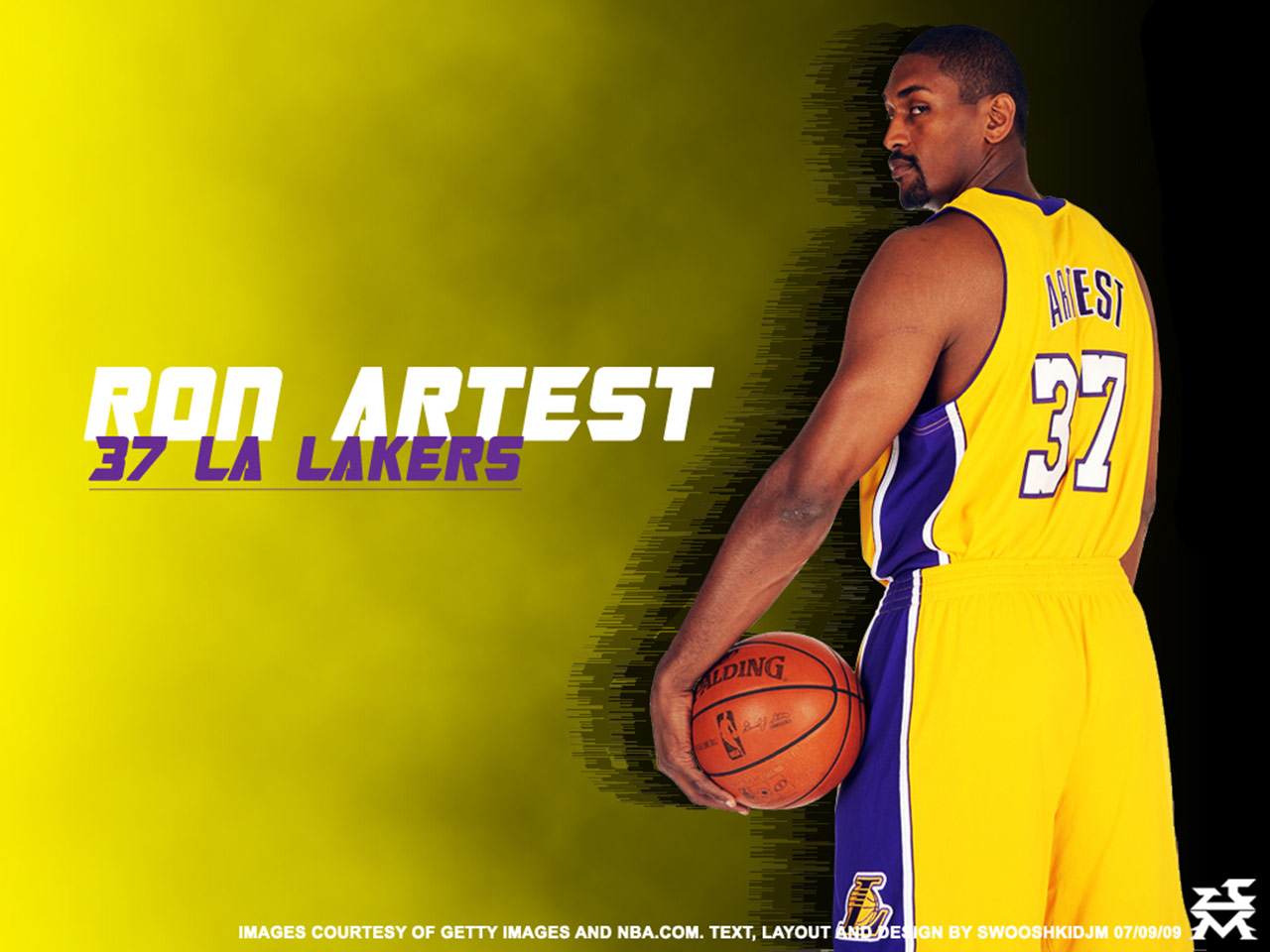 Ron Artest Lakers Wallpaper HD