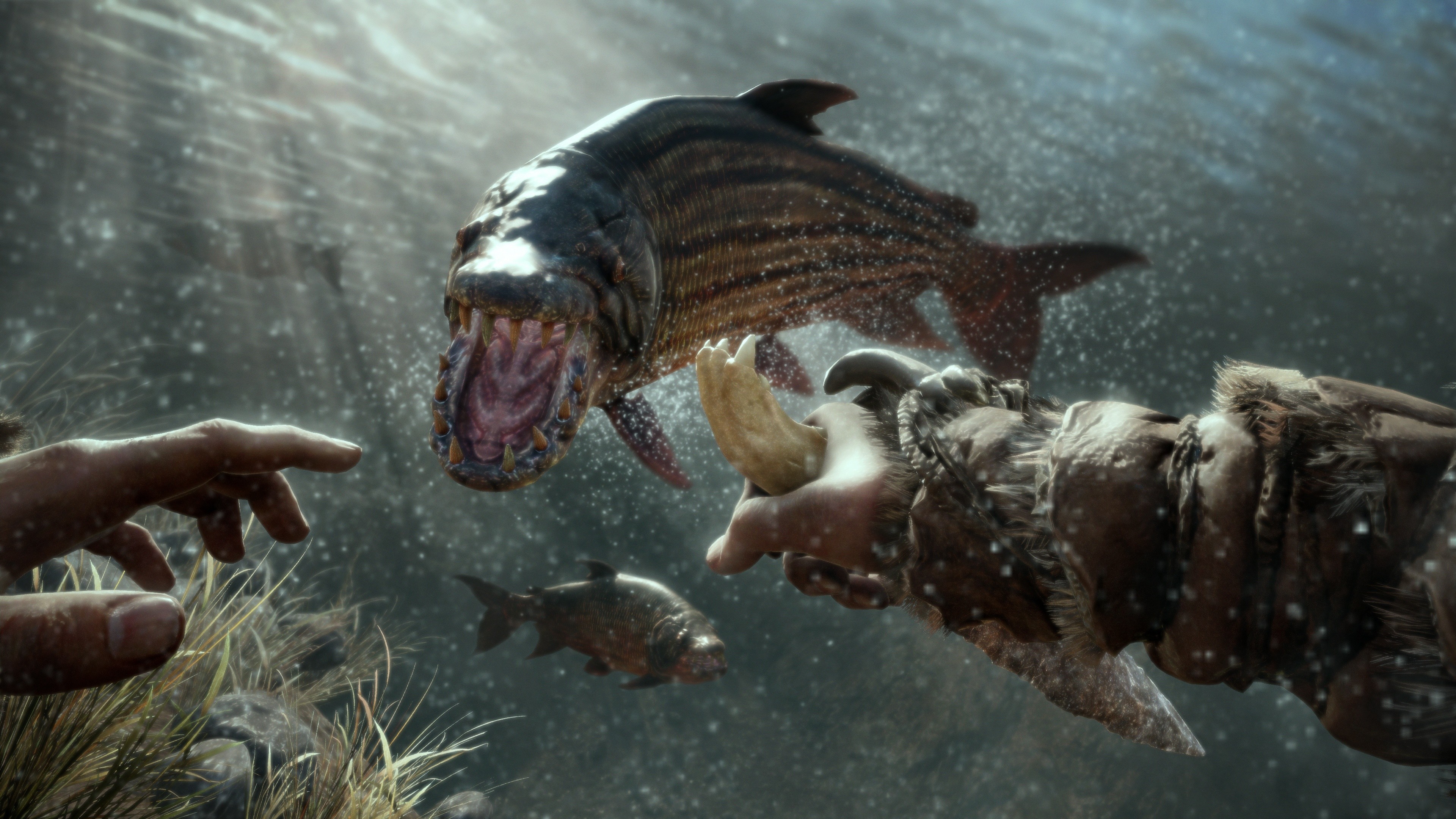 Wallpaper Far Cry Primal Demon Fish Best Game Pc Ps4 Xbox One