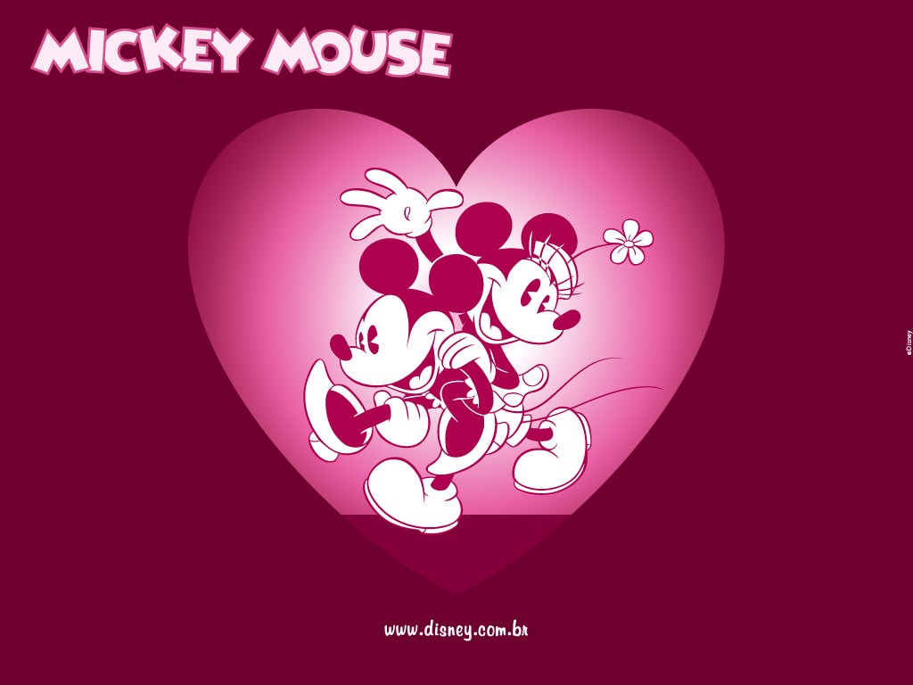 My Wallpaper Cartoons Mickey Valentine
