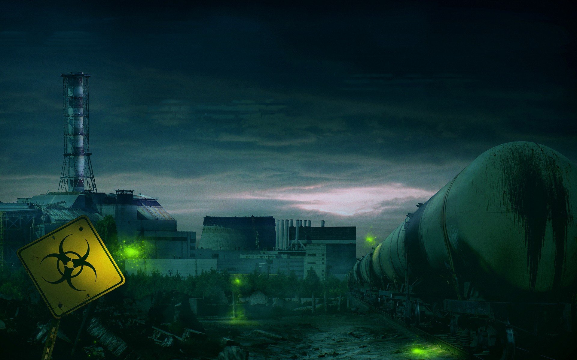 Nuclear chernobyl post apocalyptic wallpaper 1920x1200 17438