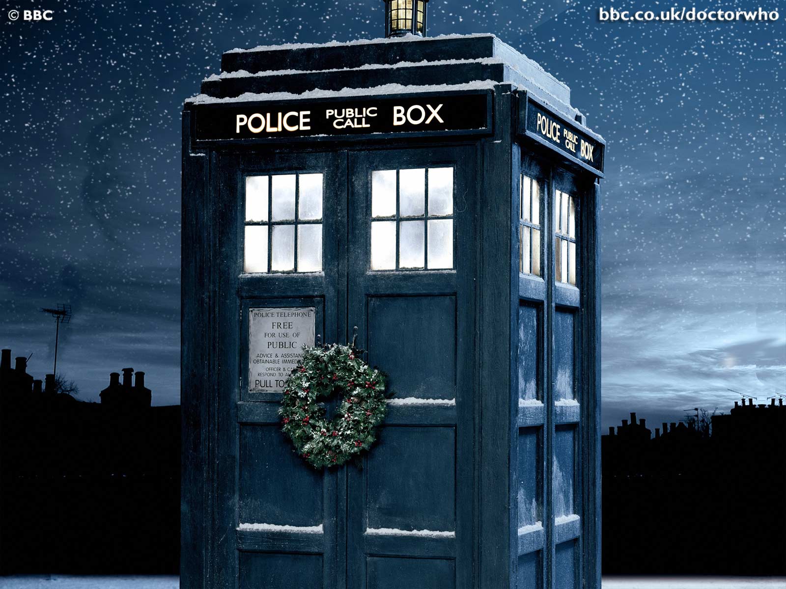 Doctor Who Christmas Special The Tardis Wallpaper Image Source