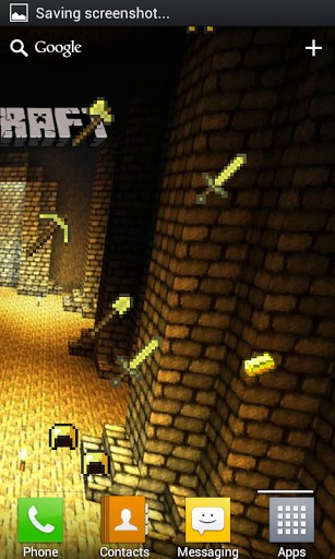 Minecraft Gold Live Wallpaper App Android