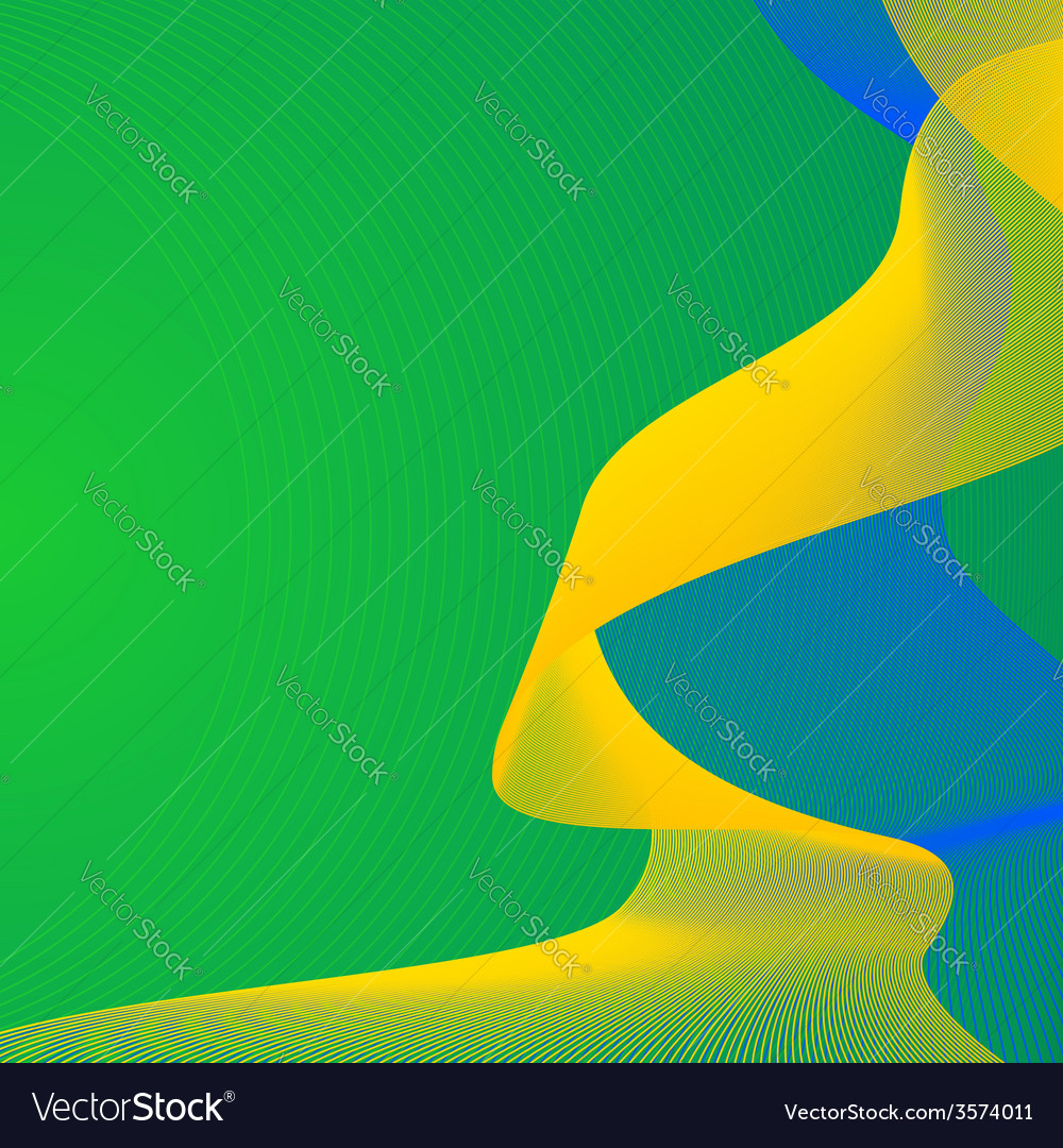 Brazil Soccer World Cup Themed Background Vector Image