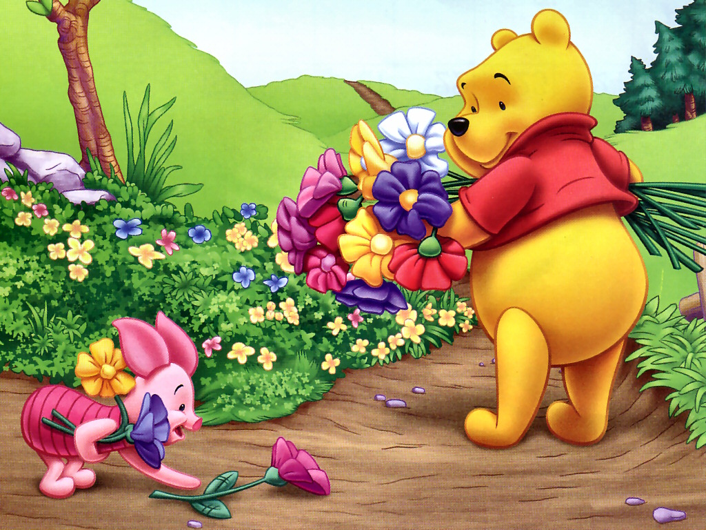 1024768 HD Disney Cartoons Winne The Pooh Wallpapers