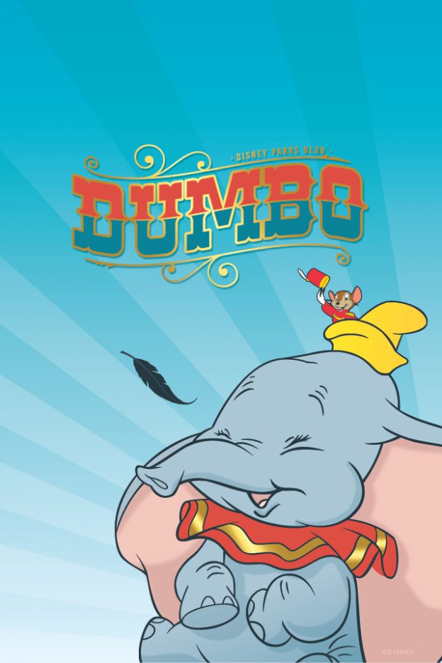 Dumbo Wallpaper iPhone Android Disney Parks