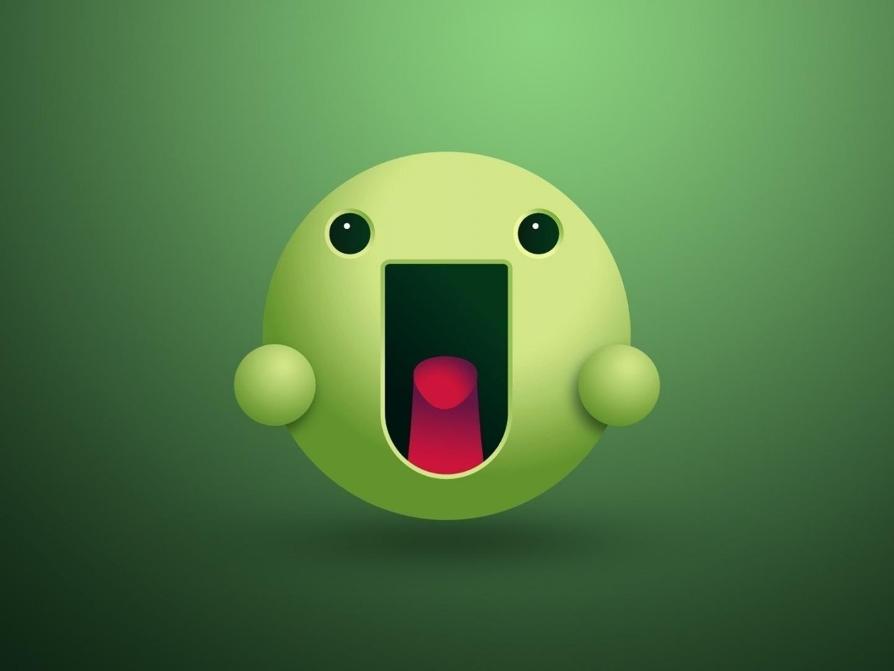 green smiley face wallpapers 37077 1280x960jpg