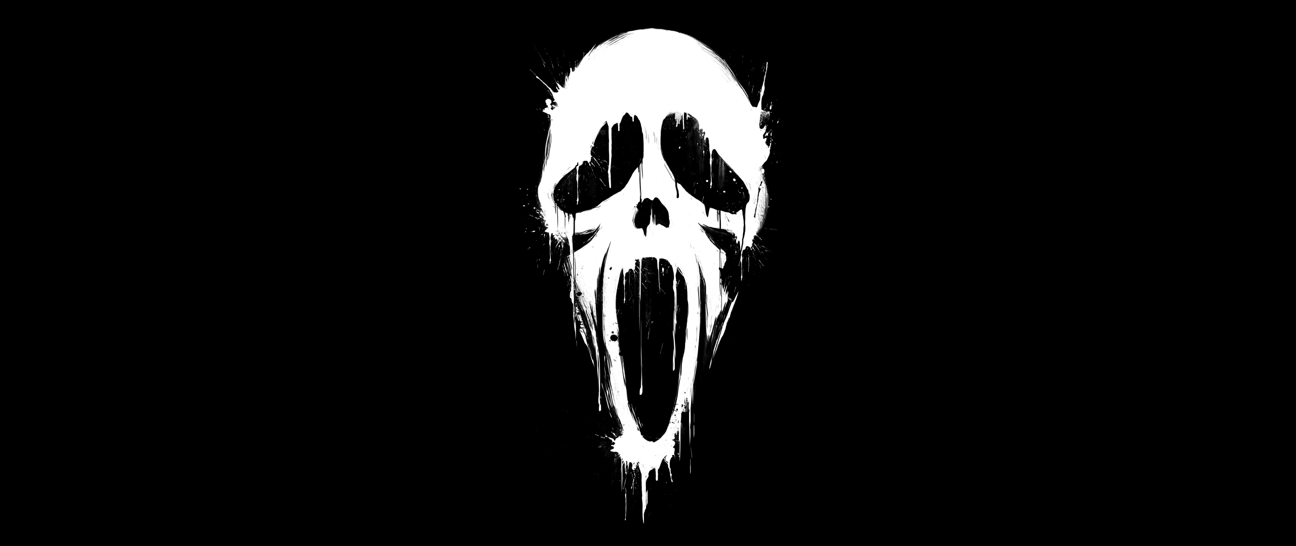 Ghostface Wallpaper 4k Minimal Art Amoled