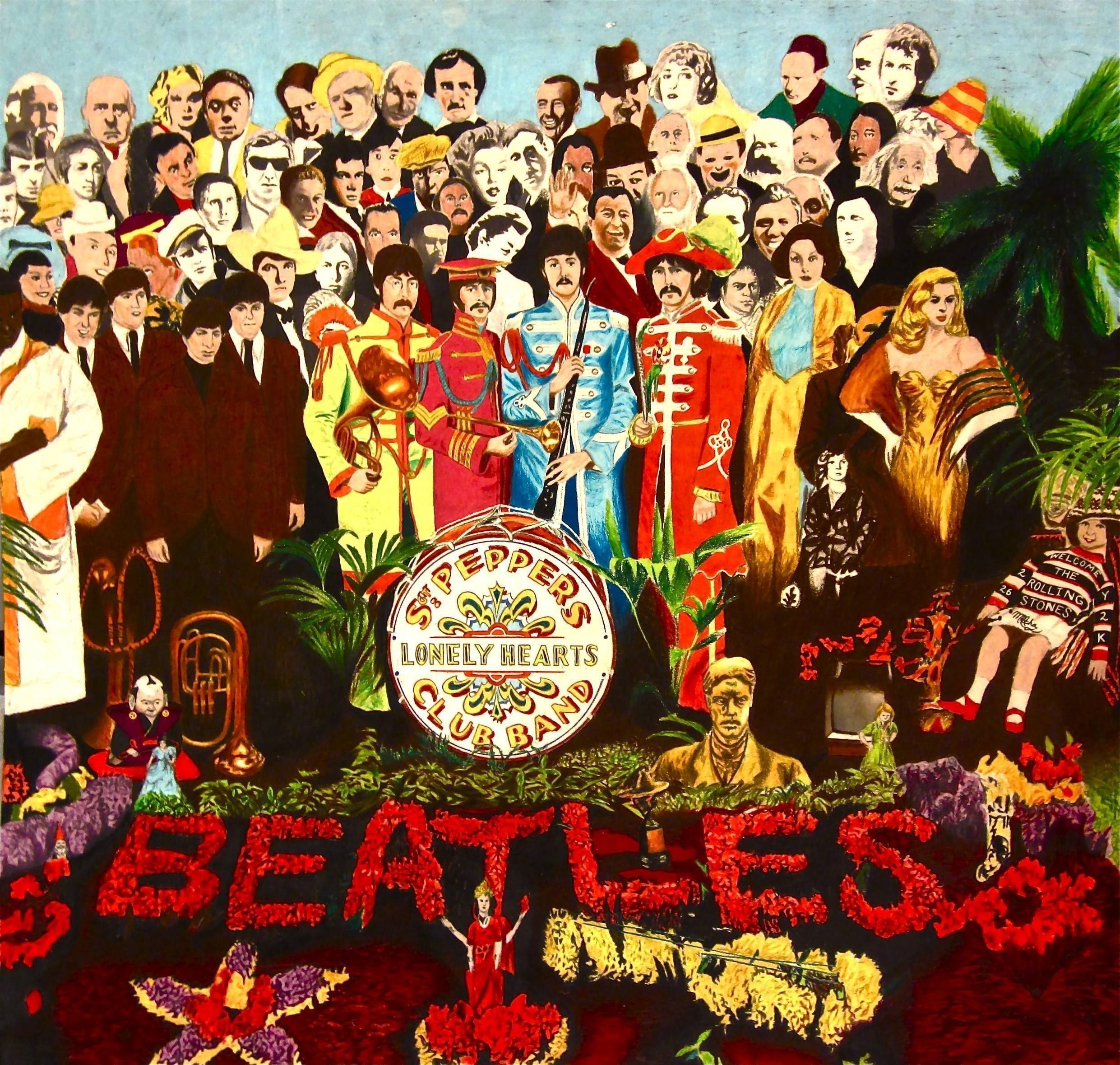 Free download The Beatles Sergeant Peppers Lonely Hearts Club Band Album  Cover [2482x2358] for your Desktop, Mobile & Tablet | Explore 26+ Sgt. Pepper's  Lonely Hearts Club Band Wallpapers | Band Wallpapers,