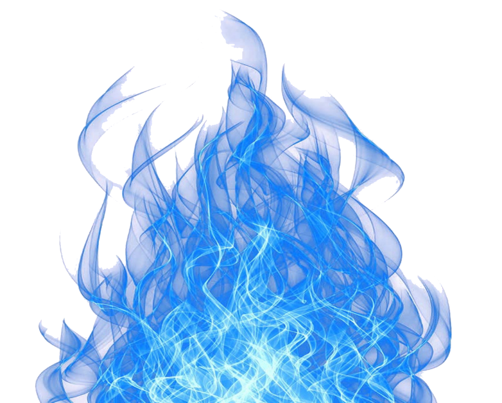 Blue Flame Letters Png Picture