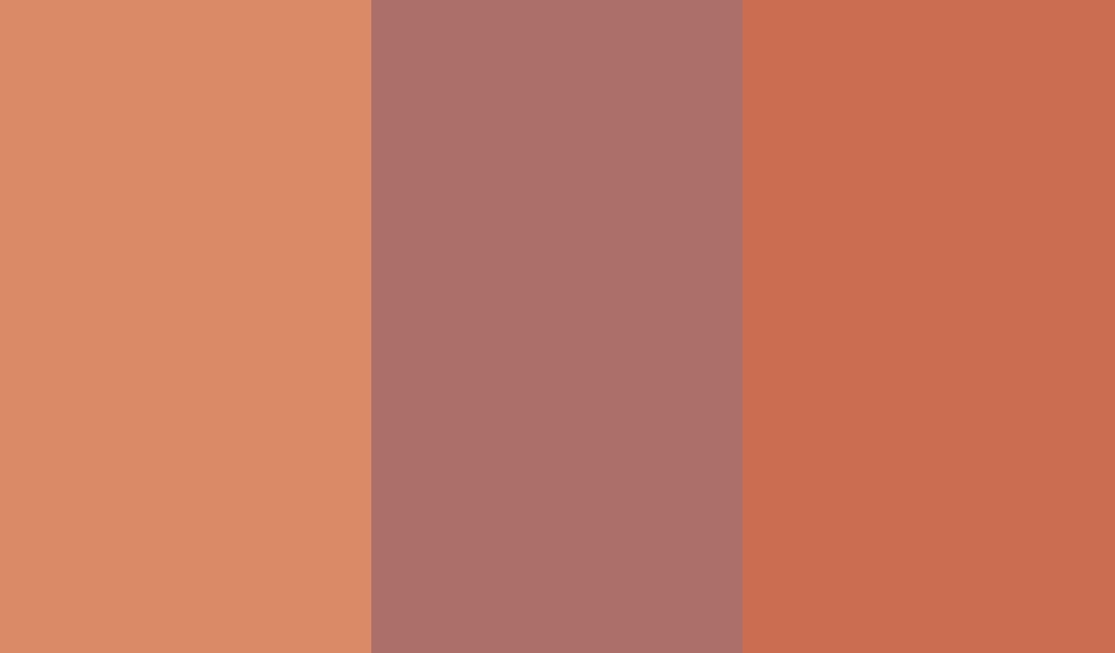  Copper Crayola Copper Penny and Copper Red Three Color Background