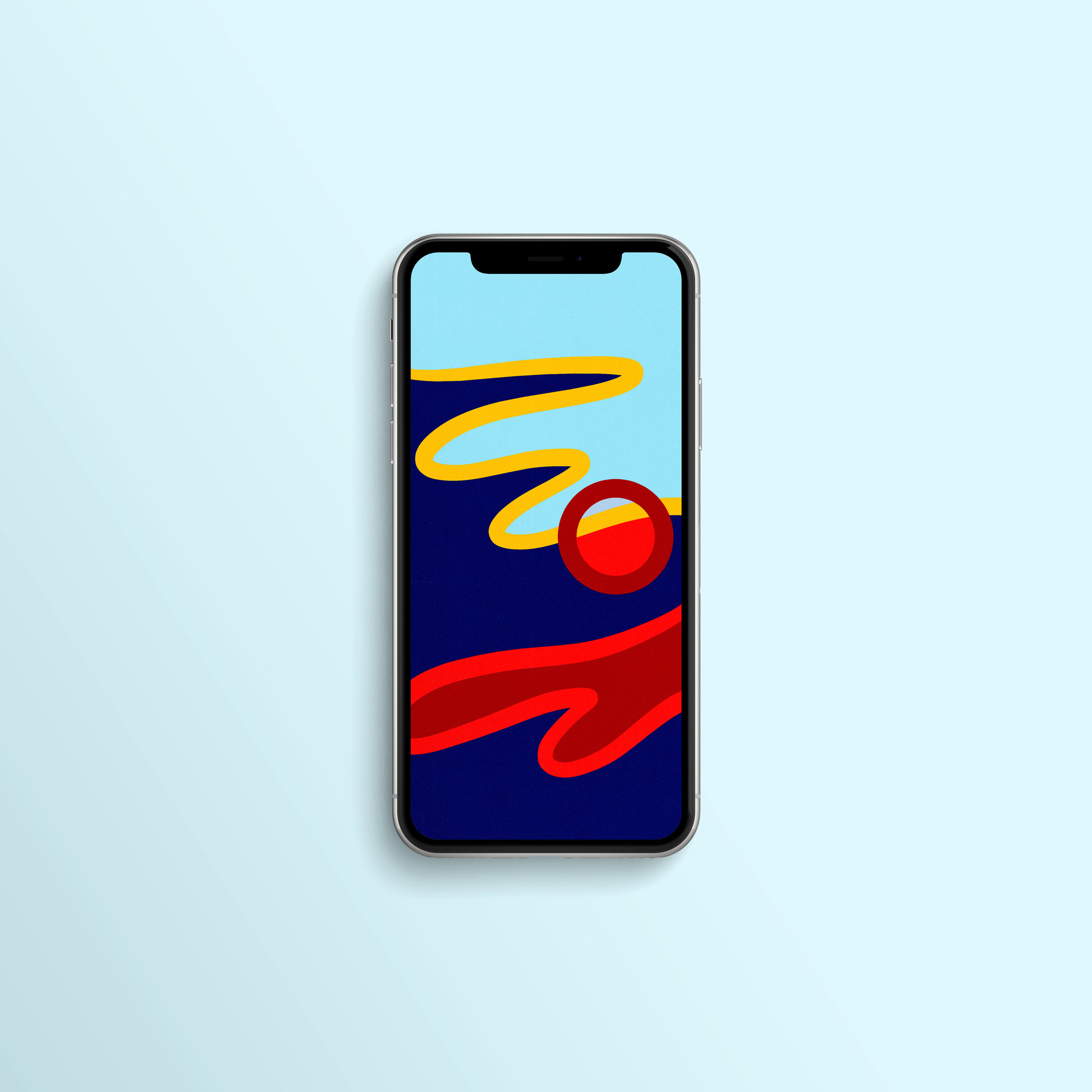 Abstract No Wallpaper iPhone X Xs Xr Emily Only Design