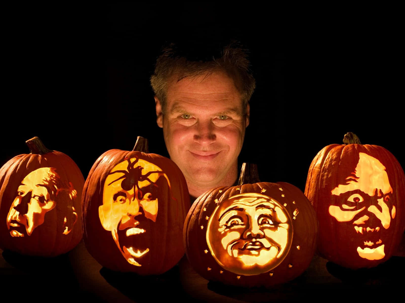 Creative Pumpkin Carving Wallpaper