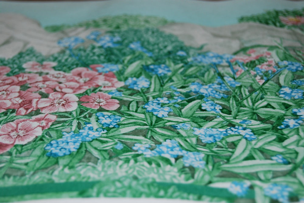 Free download Pink Blue and Yellow Floral Wallpaper Border W1158 eBay