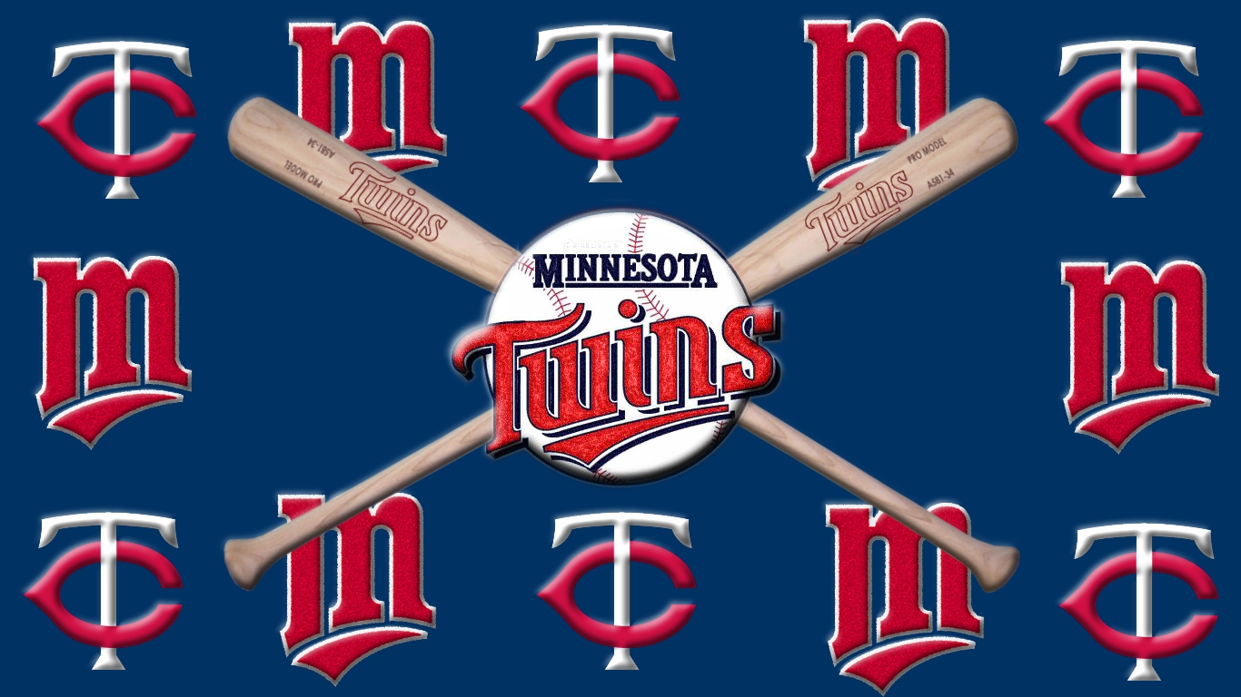Wallpaper HD Minnesota Twins Crossed Bats Desktop