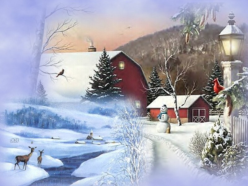 Photo Country Winter Desktop Wallpaper Album