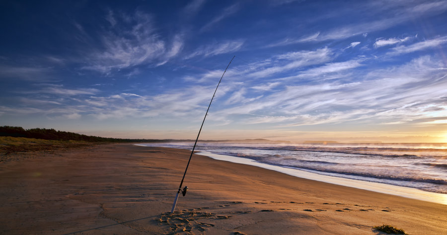 Beach Fishing Wallpaper Broulee By
