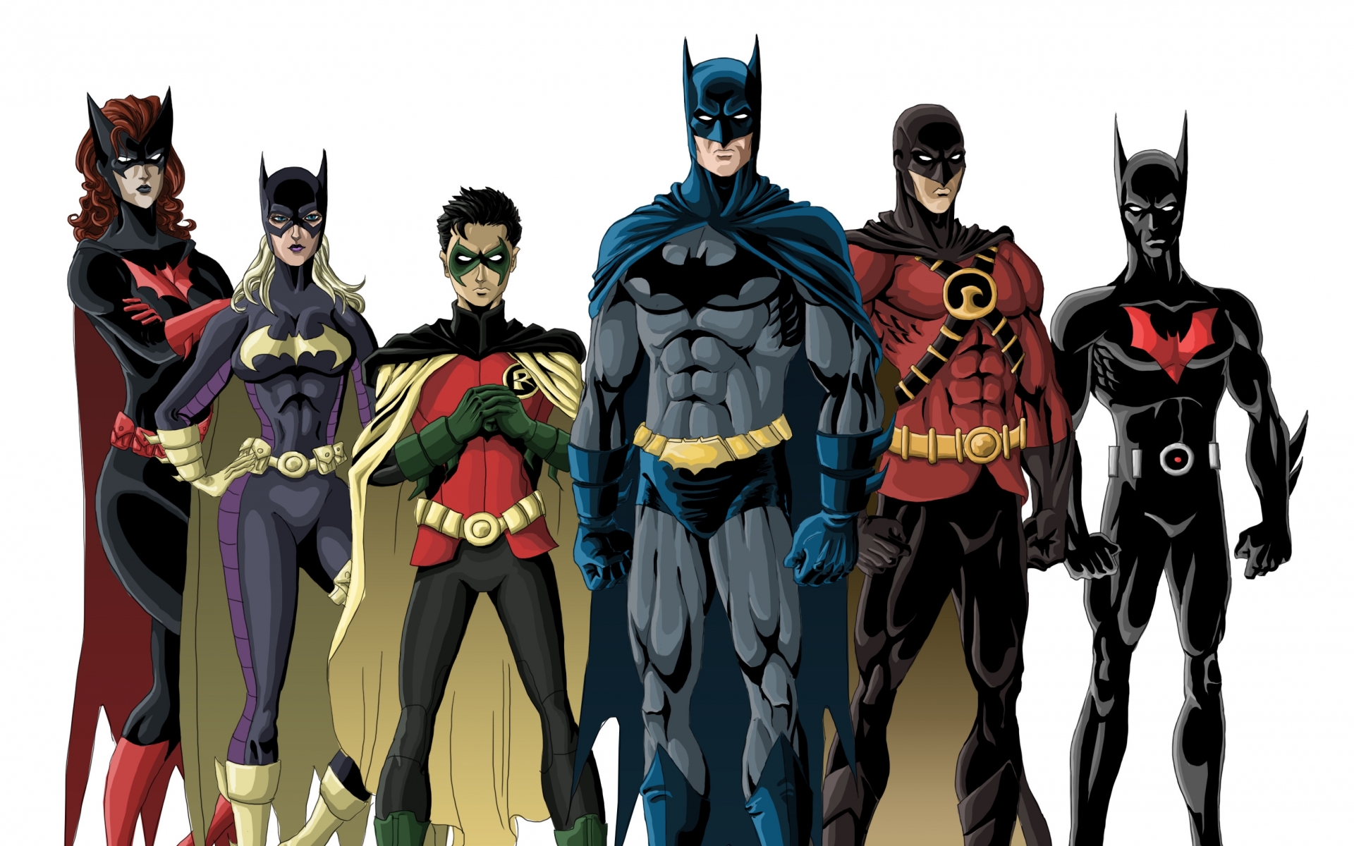 Dc Ics Batgirl Batman Beyond Batwoman Red Robin Wallpaper
