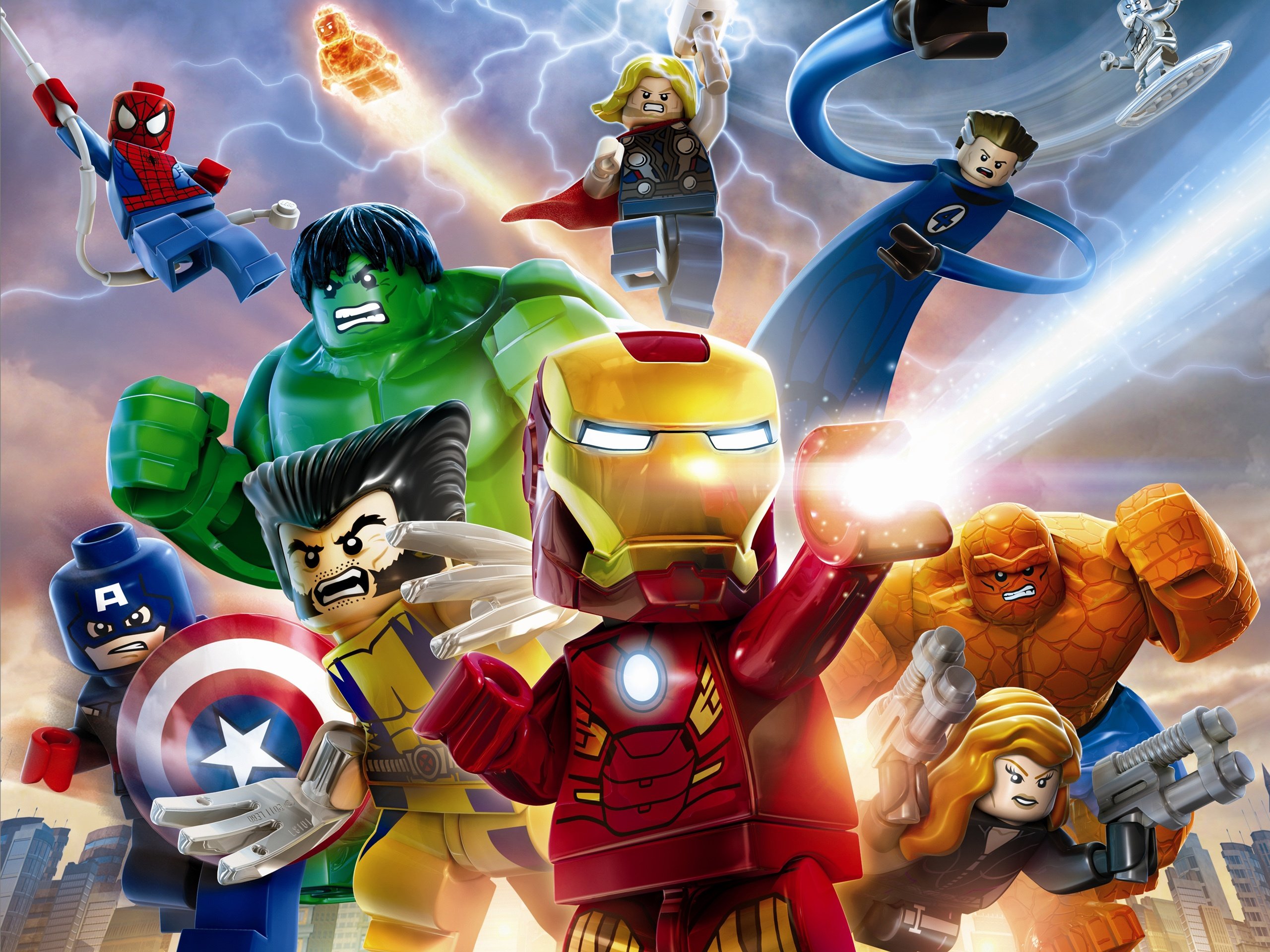 Lego Marvel Super Heroes Wallpapers Desktop Wallpaperjpg