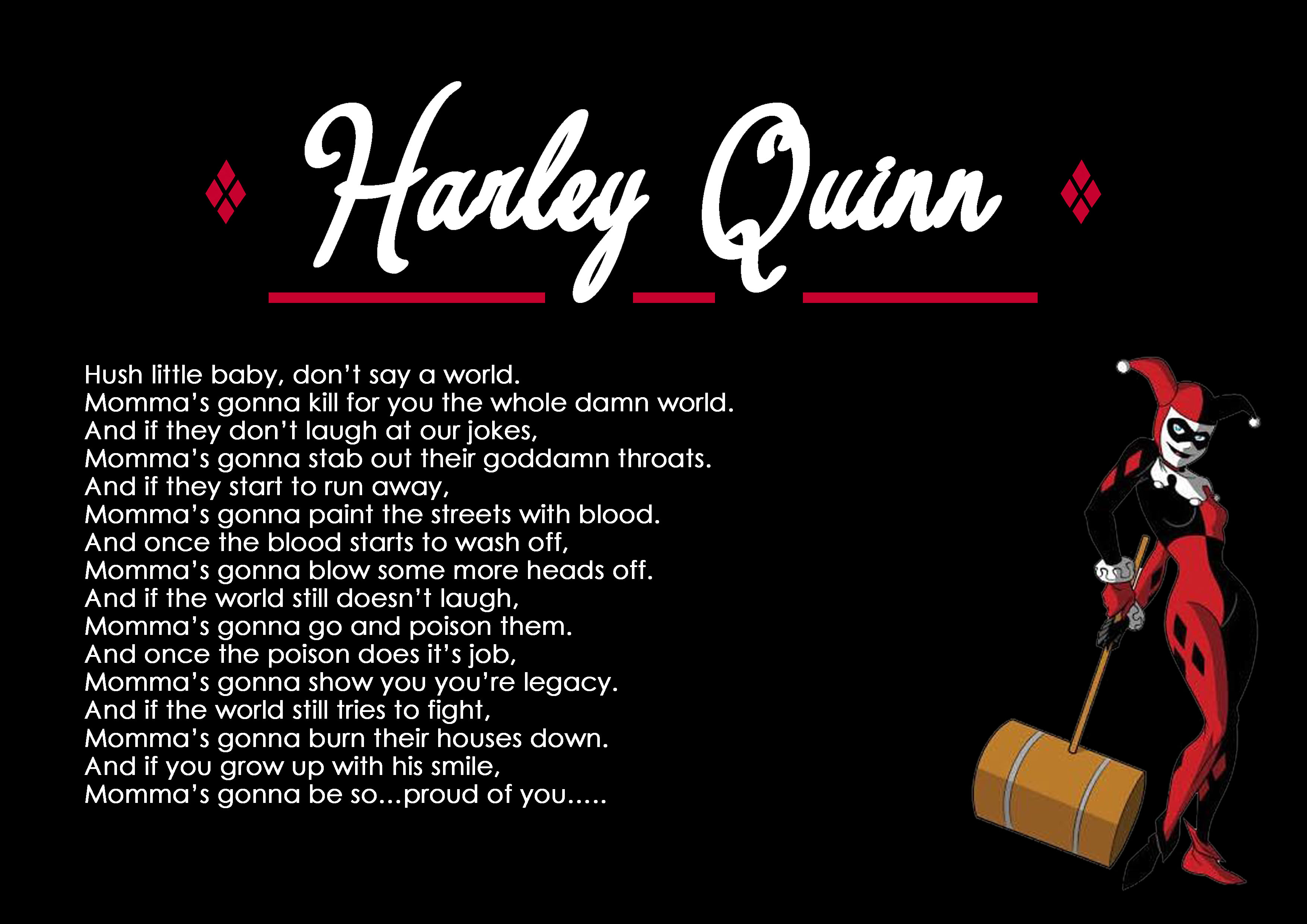 Harley Quinn Screensaver Background By Rocknrollsaz