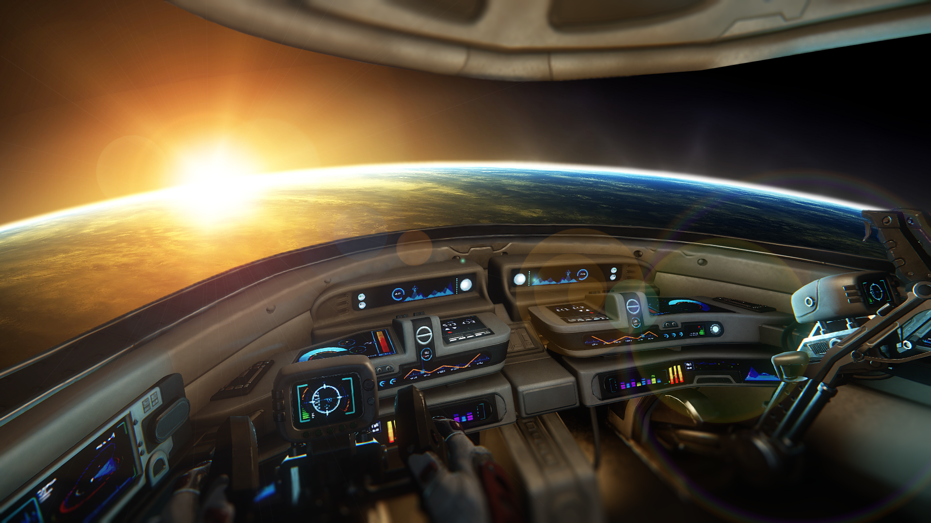 Updated Lancer Cockpit Puter Wallpaper Desktop Background