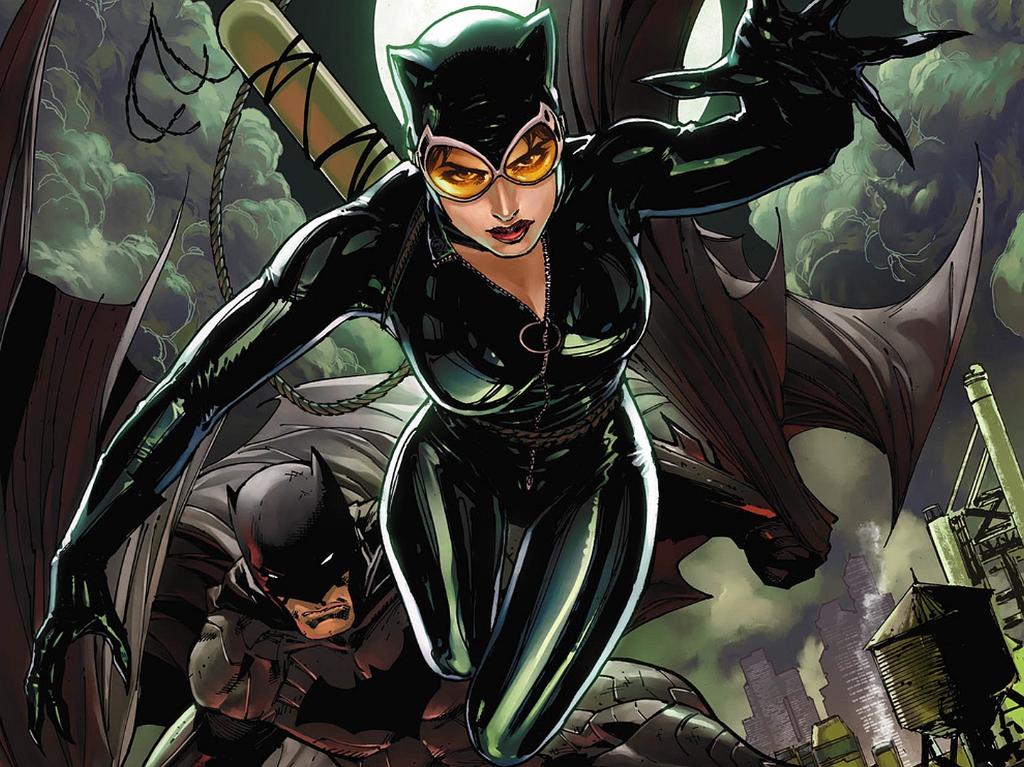 Catwoman Puter Wallpaper Desktop Background Id